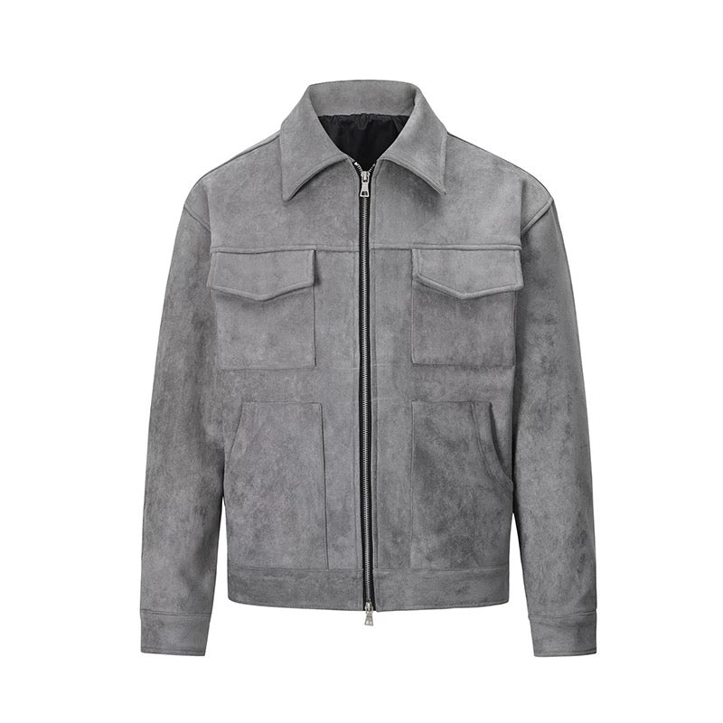 Jacke im Utility-Stil mit Reißverschluss